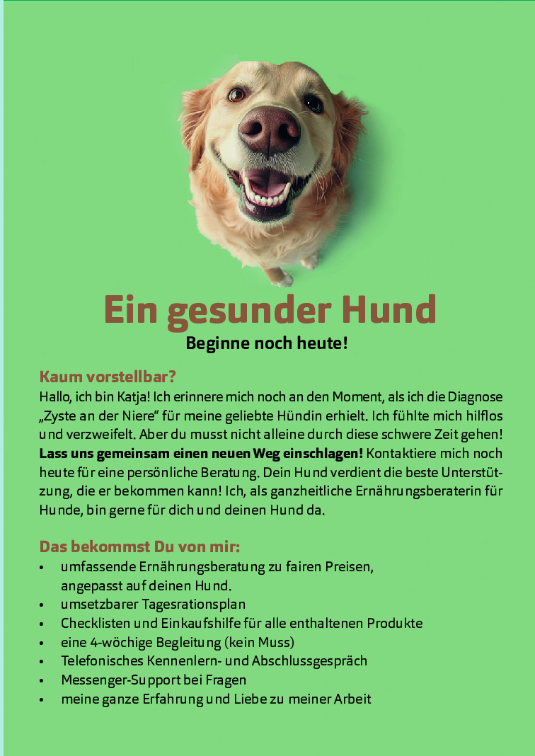 Ernährungsberatung Hund - Berlin & Online